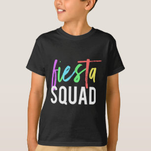 Funny Cinco De Mayo Fiesta Squad Design For Partie T-Shirt