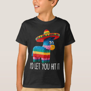 Funny Cinco De Mayo Funny Pinata Sombrero Hat Men  T-Shirt