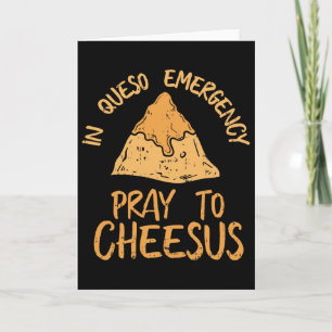 Funny Cinco De Mayo In Queso Emergency Shirt Pray  Card