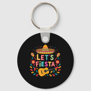 Funny Cinco De Mayo Lets Fiesta Sombrero Hat Men W Keychain