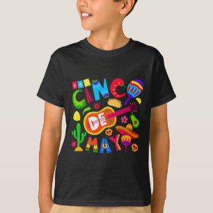Funny Cinco De Mayo Mexican 5 De Mayo Lets Fiesta  T-Shirt