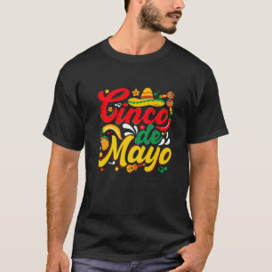 Funny Cinco De Mayo Mexican Retro Fiesta Tacos Wom T-Shirt