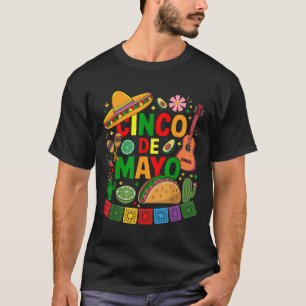 Funny Cinco De Mayo Mexican Sombrero Hat Men Women T-Shirt