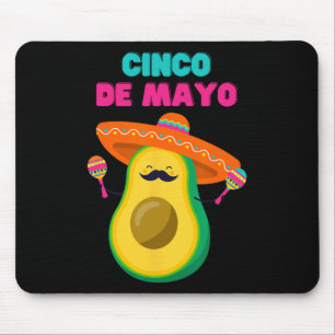 Funny Cinco De Mayo Shirt - Avocado Fiesta  Mouse Pad