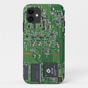 Funny circuit board iPhone 11 case