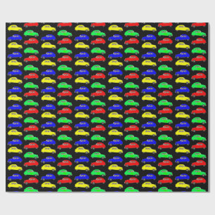 Funny Citroen 2 CV Tiled Pattern Wrapping Paper