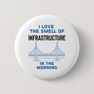Funny Civil Engineering Bridge Engineer 2 Inch Round Button