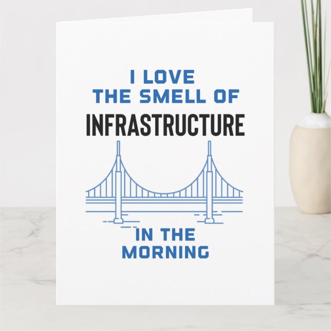 Funny Civil Engineering Graduation Card (Front)