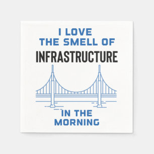 Funny Civil Engineering Graduation Party Napkin