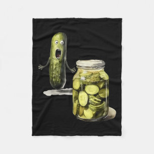 Funny Ckle Surprise A Cuber And A Jar Of Sliced Ck Fleece Blanket