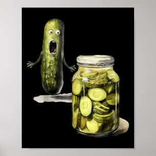 Funny Ckle Surprise A Cuber And A Jar Of Sliced Ck Poster
