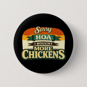 Funny Ckyard Chicken Owner Design – Urn Hen Lover 2 Inch Round Button
