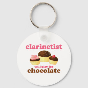 Funny Clarinet Keychain