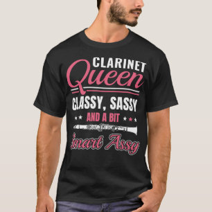 Funny Clarinet Player Clarinetist Clarinet Queen T-Shirt