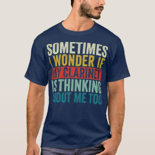 Funny Clarinet Retro Clarinetist Musician T-Shirt