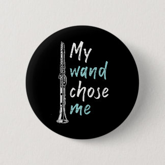 Funny Clarinetist Classical Music Clarinet 2 Inch Round Button
