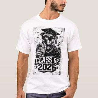 Funny Class of 2026 Graduation Shirt Cool T-Shirt