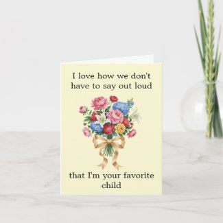 Funny Classic Floral Bouquet Custom Mother's Day