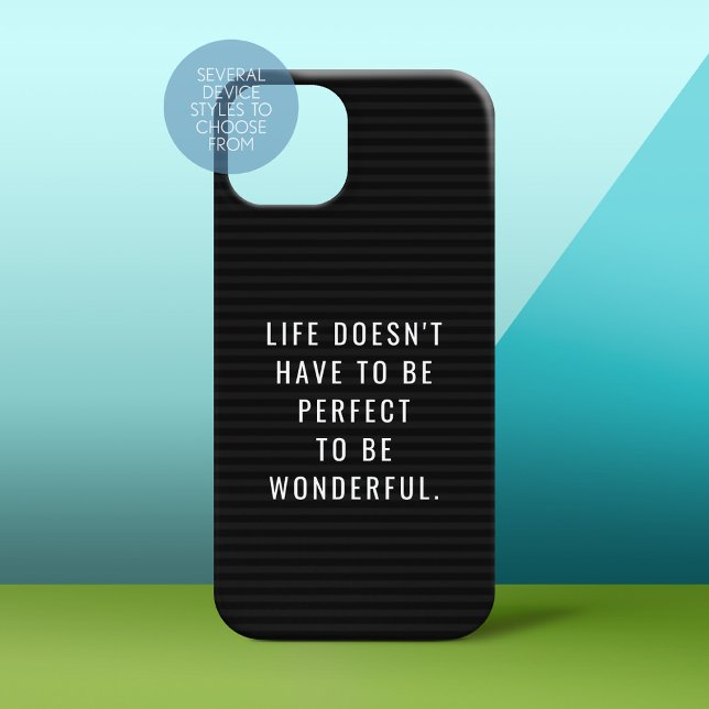 Funny Classic Letter Board Quote -- Life Case-Mate iPhone Case (Personalized Phone Case)
