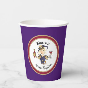 Funny Classy Sassy Personalized for Her Birthday Paper Cups
