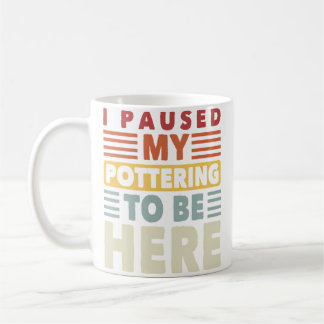 Funny Clay Ceramic Pottery Artist Coffee Mug