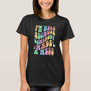 Funny CLEANING Crew School Custodian Clean Up Team T-Shirt