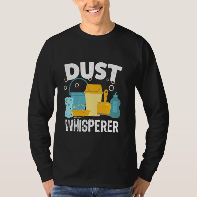 Funny Cleaning Housekeeping Clean T-Shirt (Front)