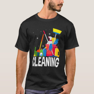 Funny Cleaning Lover Cleaning Lady Housekeeping Ho T-Shirt