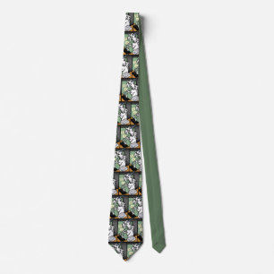 FUNNY CLERICAL UNICORN PATTERN TIE