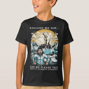 Funny Climate Change Polar Bear Environmental Prot T-Shirt