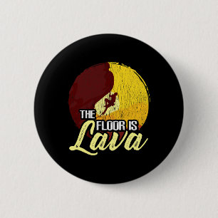 Funny Climber Rock Climbing Bouldering The Floor I 2 Inch Round Button