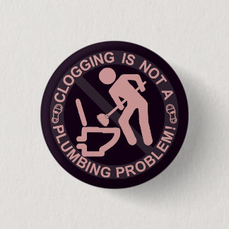 Funny Clogger Clogging 1 Inch Round Button