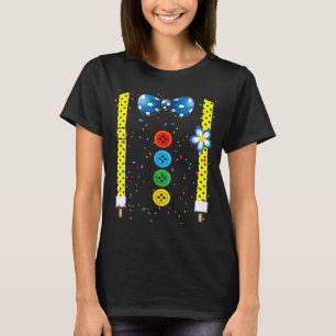 Funny Clown Costumes for Children Carnival Costume T-Shirt