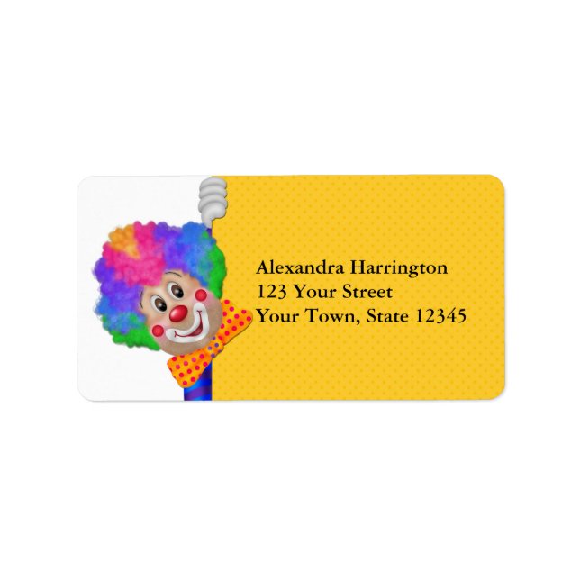 Funny Clown Label (Front)