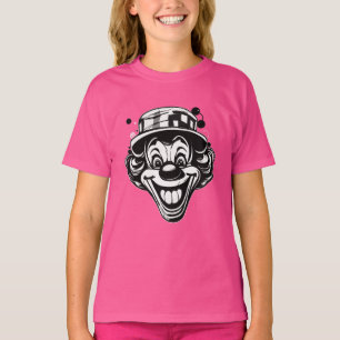 Funny Clown Logo – Upside-Down Cap & Tongue-Out T-Shirt
