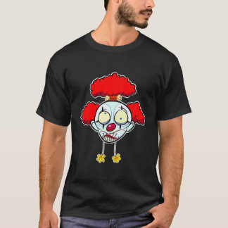 Funny Clown Shrunken Head T-Shirt