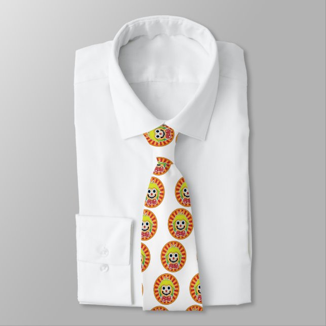 Funny clown tie (Tied)