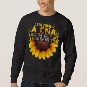 Funny CNA For Women Girls Certified Nursing Assist Sweatshirt