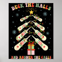 Funny Cna Nurse Christmas Medical Xmas Trees Nursi