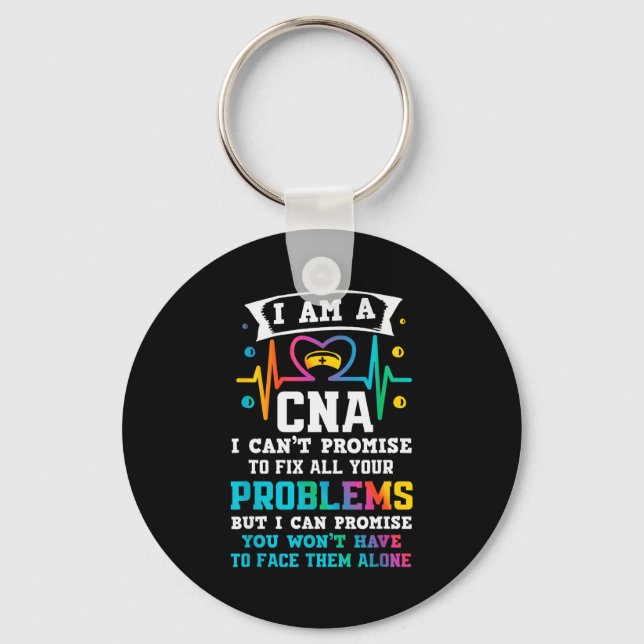 Funny Cna Nurse  Keychain (Front)