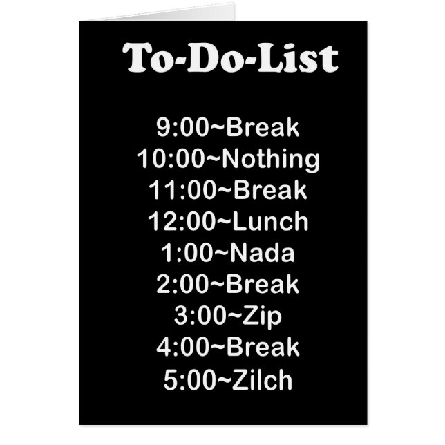 Funny co-worker card work humour (Front)