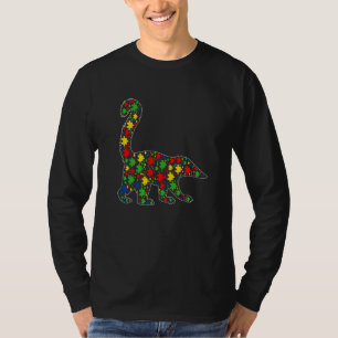 Funny Coati Animals Puzzle Pieces Autism Awareness T-Shirt