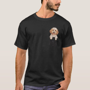 Funny Cockapoo In Pocket Dog Mom Dad  T-Shirt