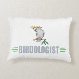 Funny Cockatiel Lover's Accent Pillow