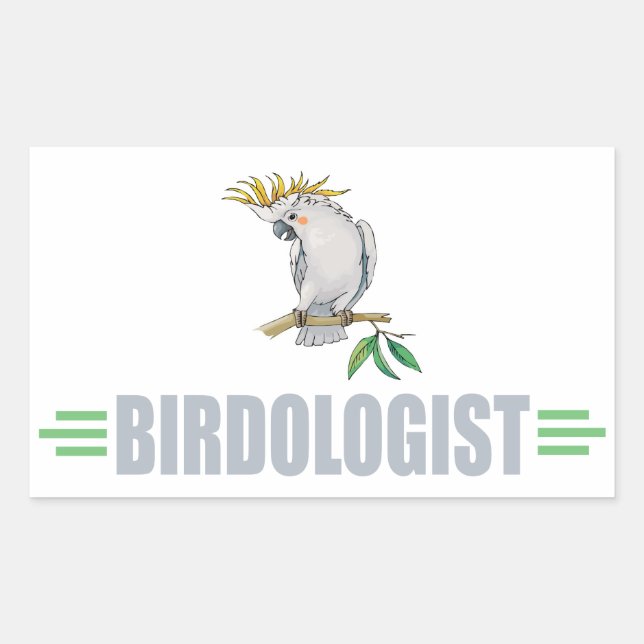 Funny Cockatiel Sticker (Front)