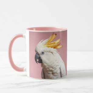 Funny Cockatoo With French Fries Crest Mug