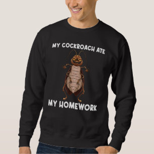 Funny Cockroach For Kids Boys Entomology Pest Cont Sweatshirt