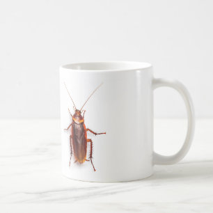funny cockroach mug