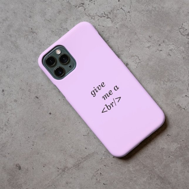 Funny Code Give Me A <br/> Perfect for Developers  Case-Mate iPhone Case (Creator Uploaded)