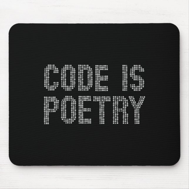 Funny Code Is Etry Saying Quote Programer Gift  Mouse Pad (Front)